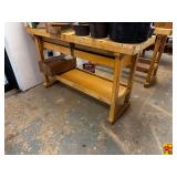 Woodworking Table with 4 Drawers