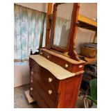 Antique Dresser With Marble Top