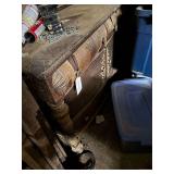 Antique Buffet Plus Totes & Contents, Misc. Wood