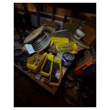 Large Misc. Lot Including Saw Horses