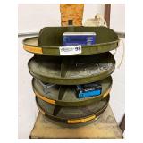 Table Top Round Nail Bin