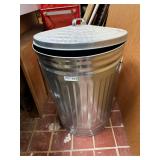 New Galvanized Garbage Can