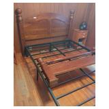 Bed & Dresser with Mirror