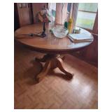 Pedestal Dining Table (Contents on top Not Included)