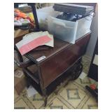 Beverage Cart & Contents on Top