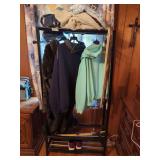 Clothes Rack & Contents