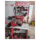 Accu-Turn Brake Lathe & Several Boxes Of Brake Heads (will turn big truck rotors)