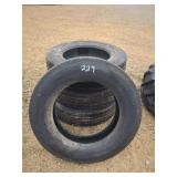 (4) 255/70 R22.5 Tires