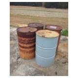 (4) Empty Drums