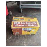 2000-Lb. Electric Hoist, NIB
