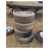 (4) Tires & Rims, P265/70R16