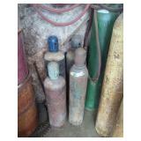 (10) Torch Bottles, empty