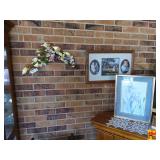 Metal Floral Vine & 2 Pictures