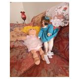 Cabbage Patch Doll & Porcelain Doll