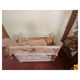 Doll Baby Bed with Doll