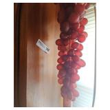 Decorative Plates & Grape Hanging Vine