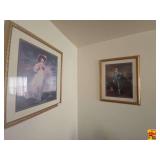 Framed & Matted Pinkie & Blue Boy by Sir Thomas Lawrence