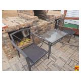 (2) Outdoor Chairs & Table
