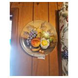 Decorative Plate Featuring a Fruit Still Live