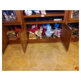 Contents of Closed Cabinets in Entertainment Center: Christmas Decor