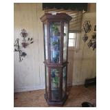 Curio Cabinet with Contents