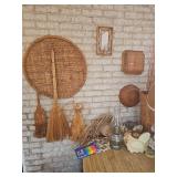 Outdoor Table and Woven Decore