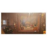 Framed Still Life Painting with Ornate Details