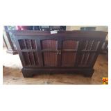 Cabinet AM/FM Phonograph Stereo (Contents on Top Not Included, Sold in Lot 139)