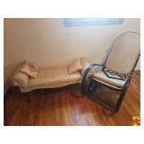 Chaise Lounge and Rocking Chair Set