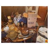 Assorted Household Items - Plates, Baskets, Decor