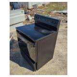 Black Electric Range Oven