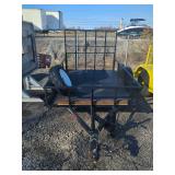 Utility Trailer with Mesh Gate, Bill Of Sale Only