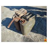 Two Metal Fuel Cans
