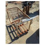 Industrial Metal Cart with Wheels