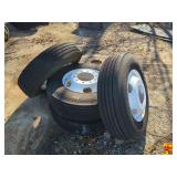 (5) Truck Tires & Wheels,  295/75R22.5