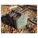 Vintage Metal Military Gas Cans