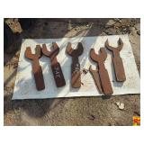 Large Lot of Industrial Wrenches