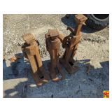 Three Railroad Jacks