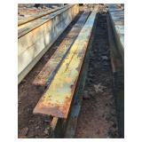 (2) Steel I-Beams, 10x4, 15