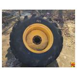 (2) Backhoe Tires
