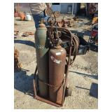 Oxy-Acetylene Welding/Cutting Torch Set with Cart