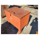 Metal Tool Box with Contents