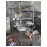 Metal Roll-Around Shelf