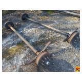 (2) Trailer Axles