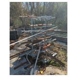 Metal Storage Rack on Wheels (contents are not included)