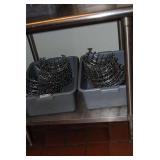 Lot of Chrome Wire Display Stands