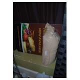 Display Board and Wrapped Bag of Cloth