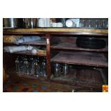 Restaurant Supplies Including Coffee Presses, Pitchers (Lower Shelves Only)