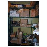 Metal Wire Storage Racks (Contents Sold Separately)