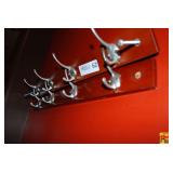 Wooden Coat and Hat Rack Set